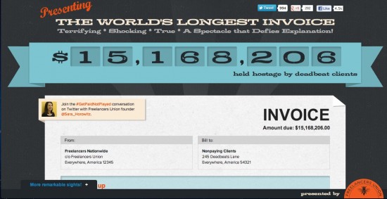 worldslargestinvoice